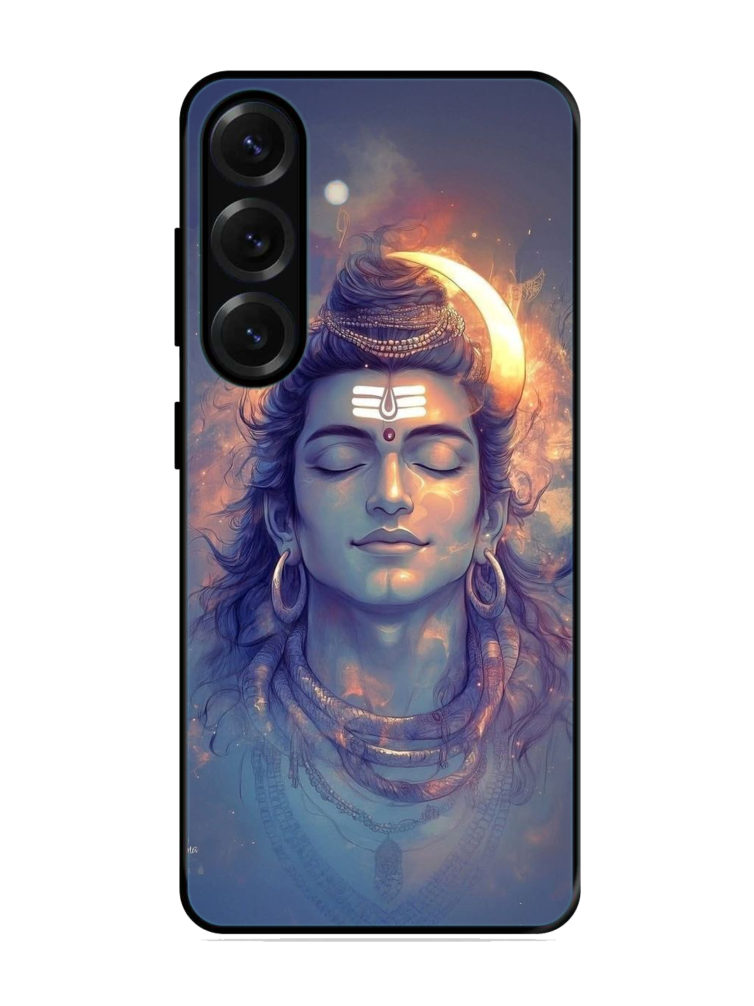 Lord Shiva Print Glass Case for Samsung S25 (A119)