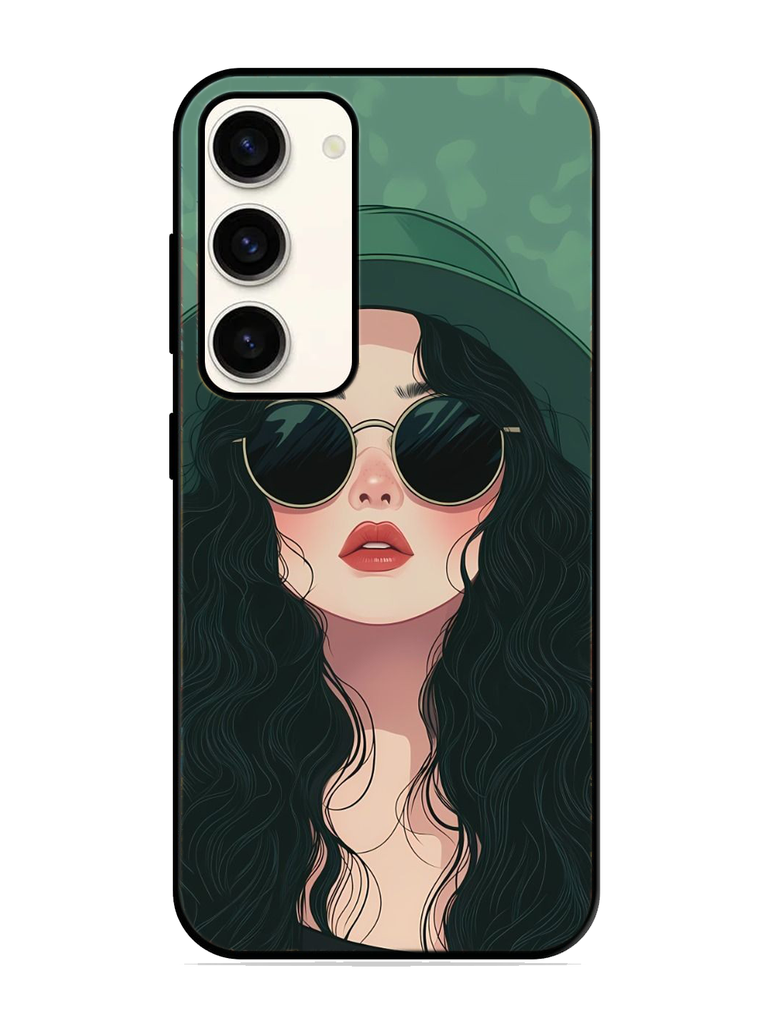 Premium Print Glass Case for Samsung S23 (a125)