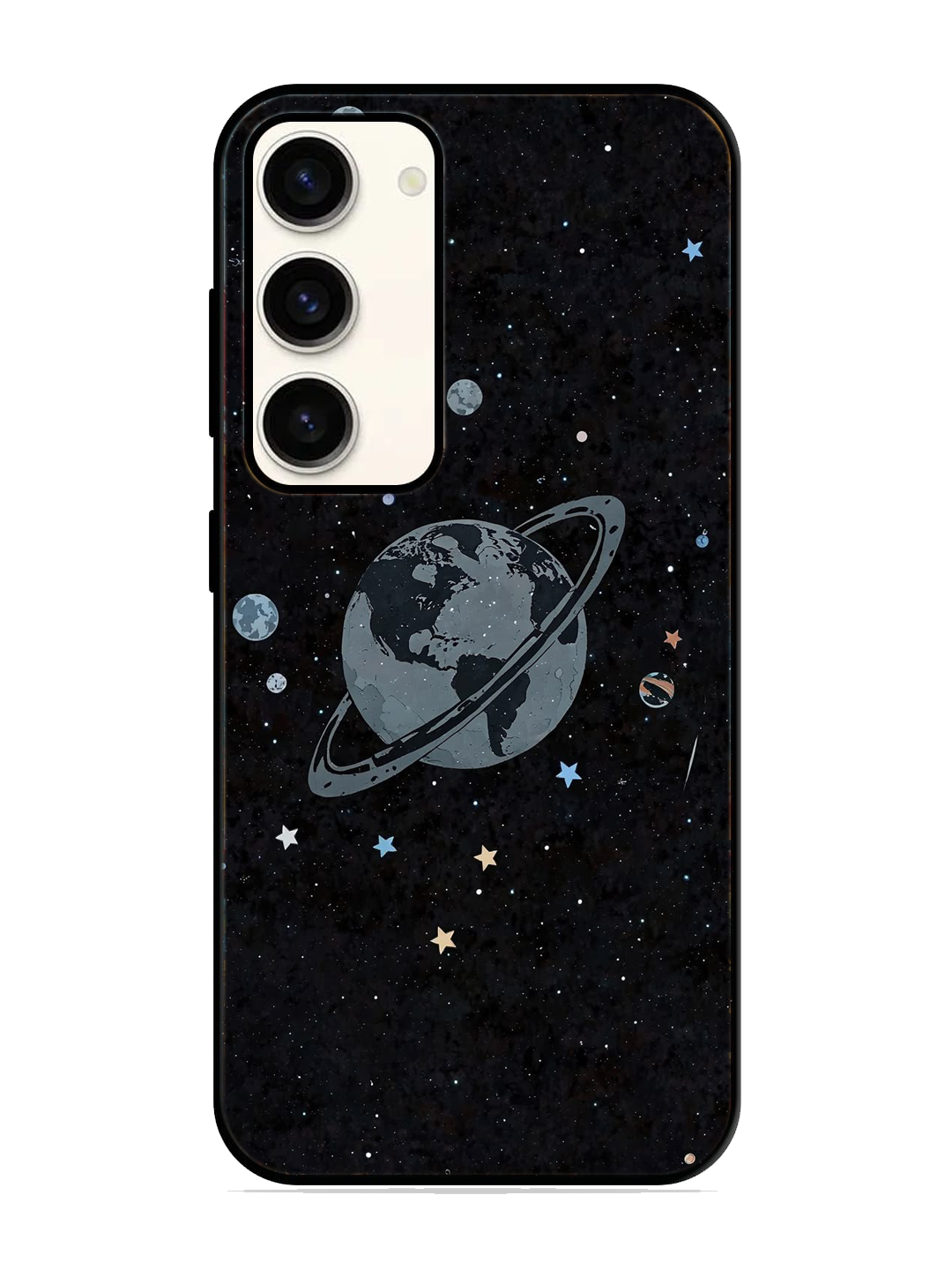 Space Print Glass Case for Samsung S23 (a126)