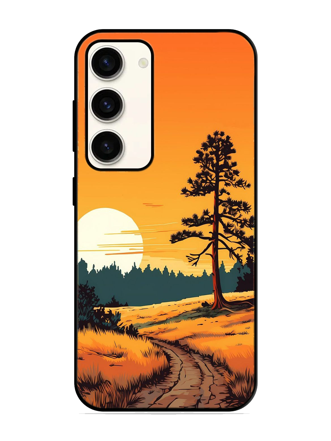 Premium Print Glass Case for Samsung S23 (a128)
