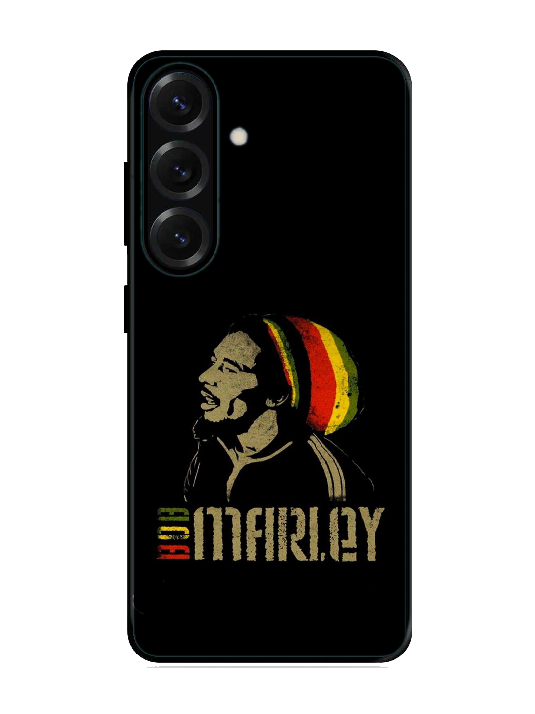 Bob Marley Print Glass Case for Samsung S25 (A18)