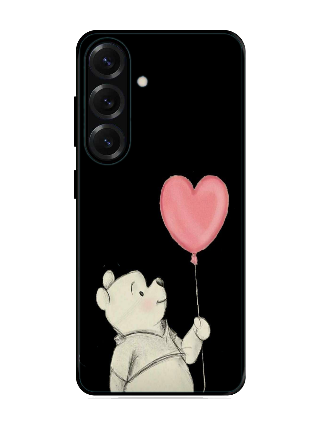 Heart Print Glass Case for Samsung S25 (A27)