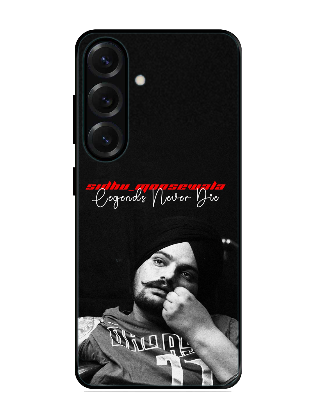 Sidhu Moosewala Print Glass Case for Samsung S25 (A67)
