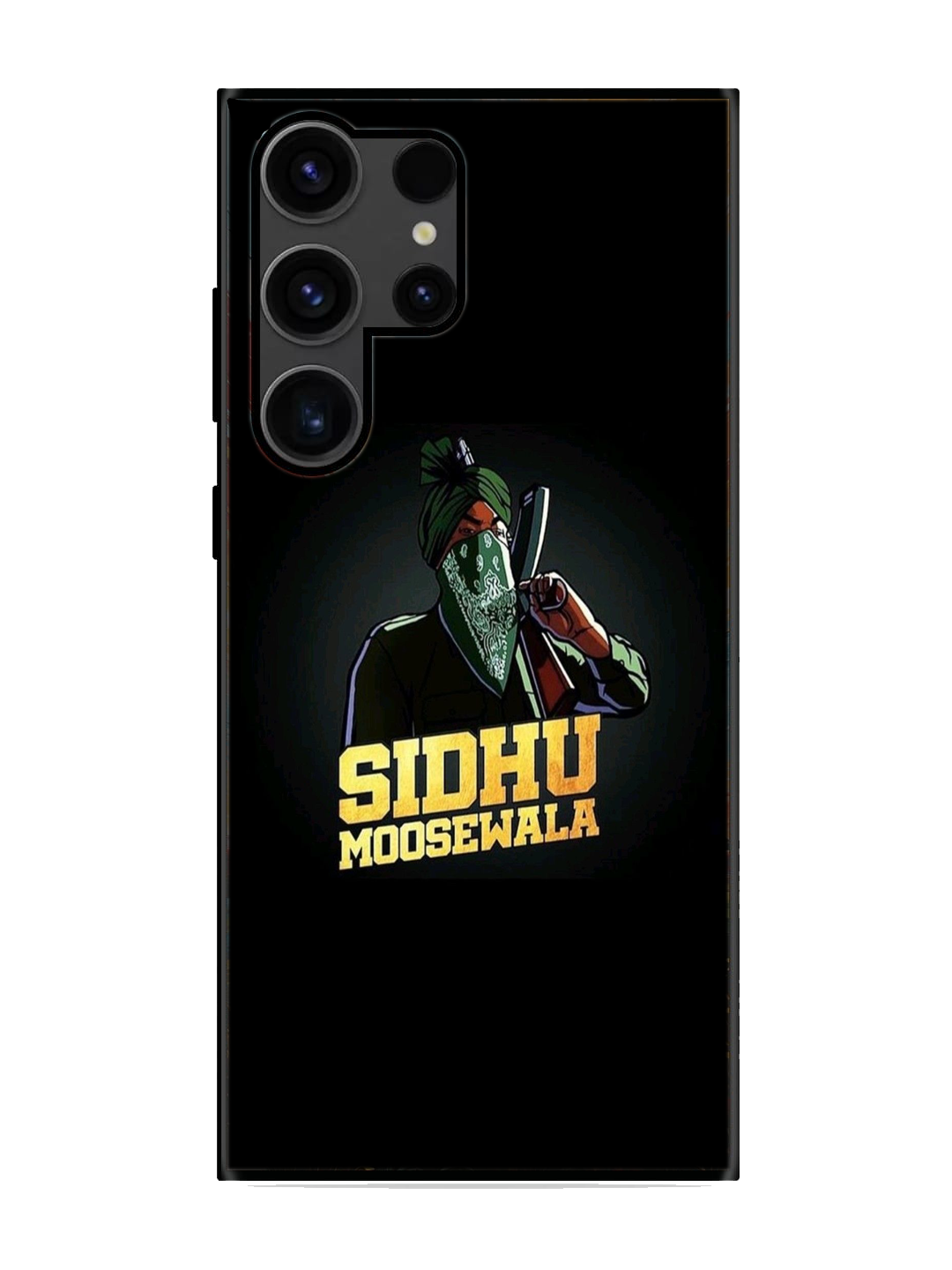 Sidhu Moosewala Print Glass Case for Samsung S23 Ultra (a76)