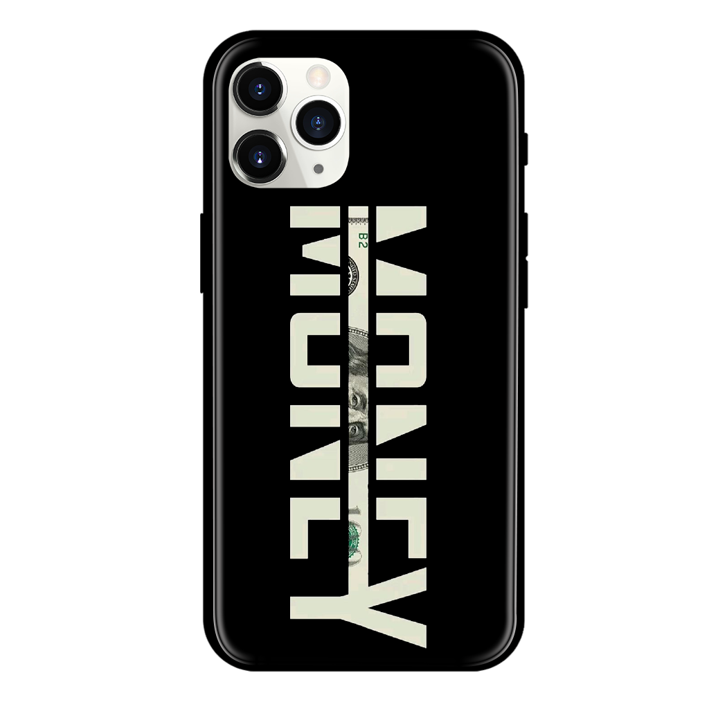 Money Print Glass Case