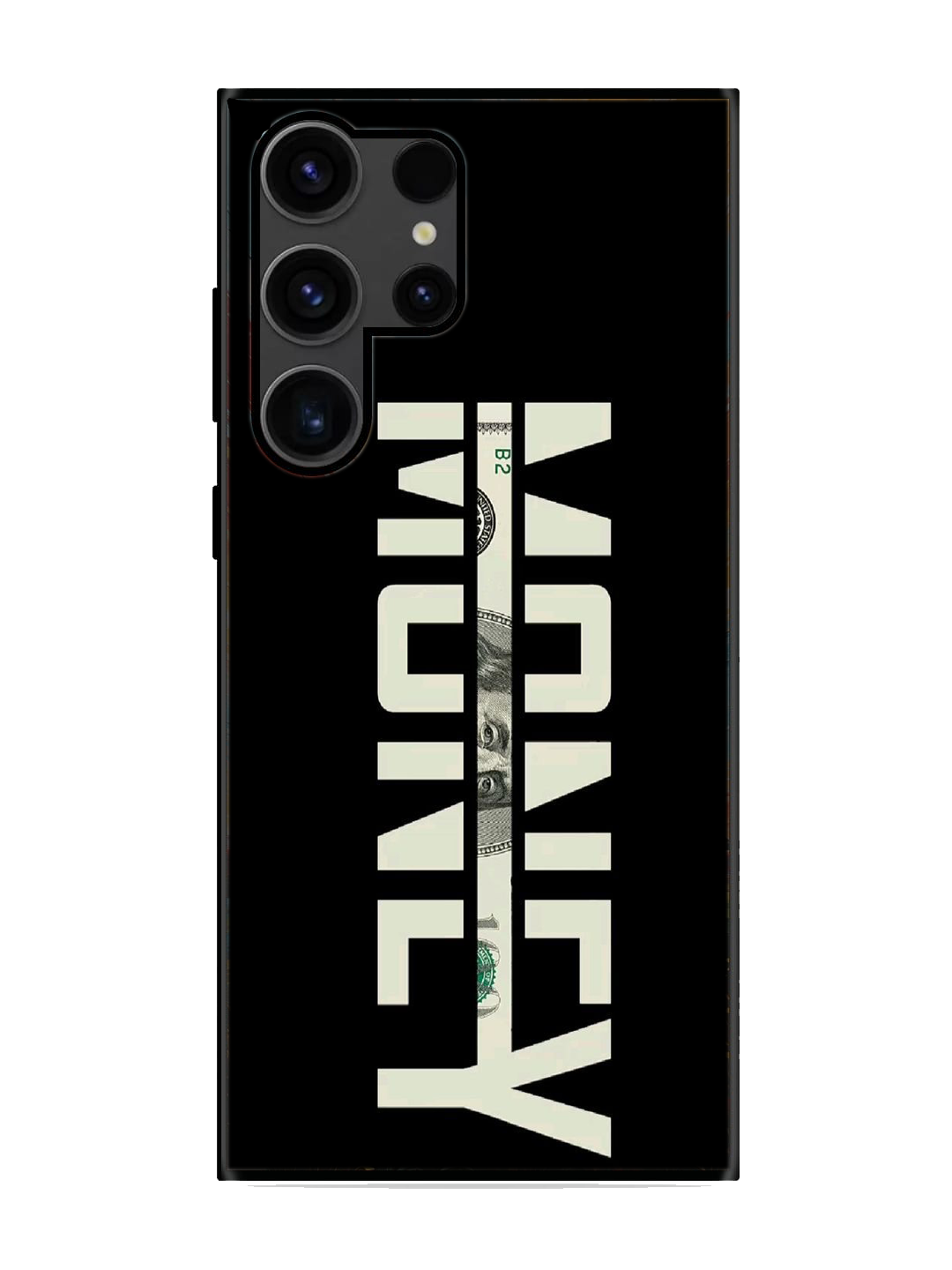 Money Print Glass Case for Samsung S23 Ultra (a80)