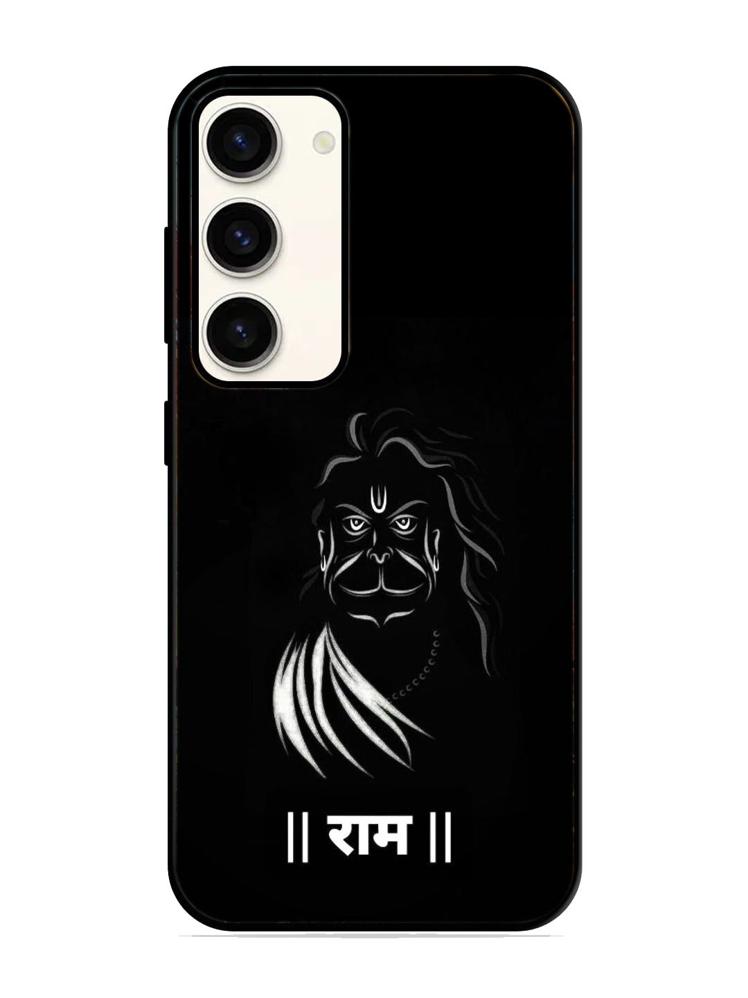 Lord Hanuman Print Glass Case for Samsung S23 (a85)