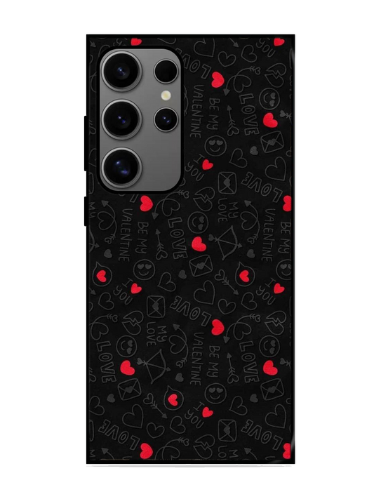 Love Print Glass Case for Samsung S24 Ultra (A100)