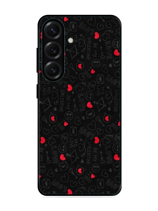 Love Print Glass Case for Samsung S25 (a100)