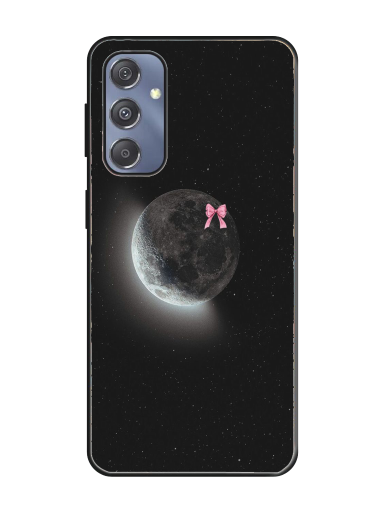 Moon Print Glass Case for Samsung S24 (a101)