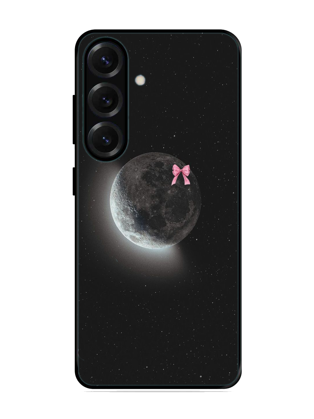 Moon Print Glass Case for Samsung S25 (a101)
