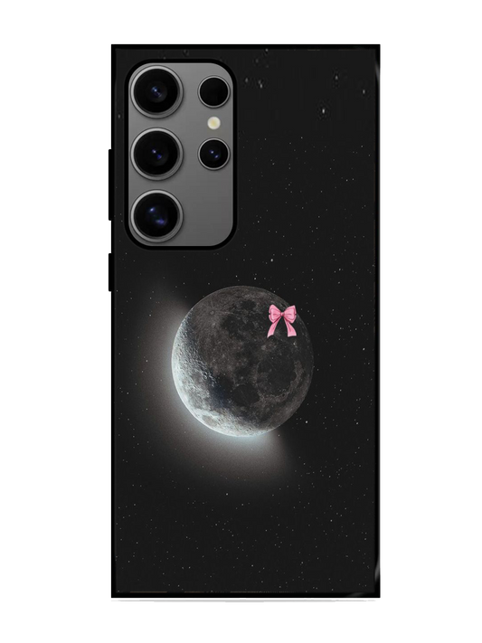 Moon Print Glass Case for Samsung S24 Ultra (A101)