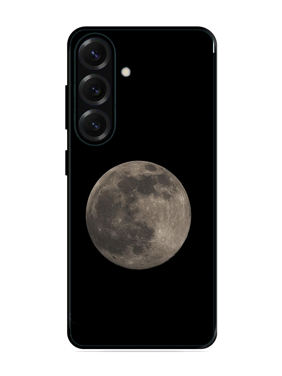 Moon Print Glass Case for Samsung S25 (a102)