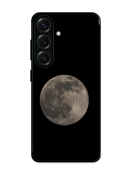 Moon Print Glass Case for Samsung S25 (a102)