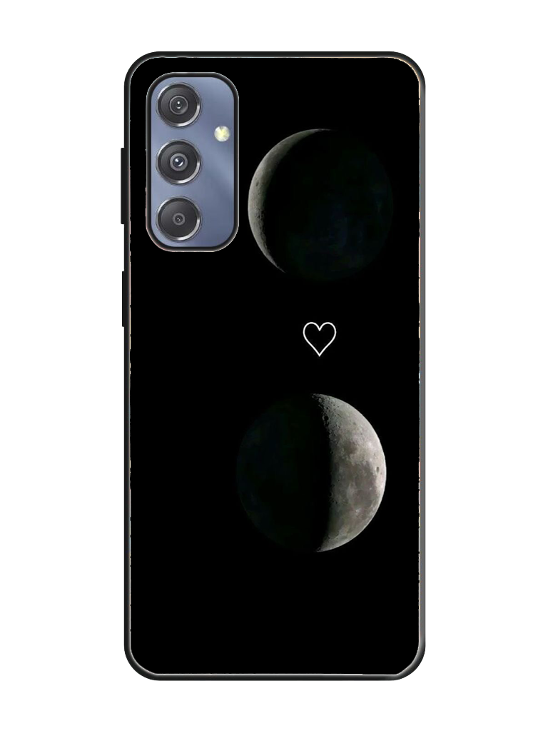 Moon Print Glass Case for Samsung S24 (a105)