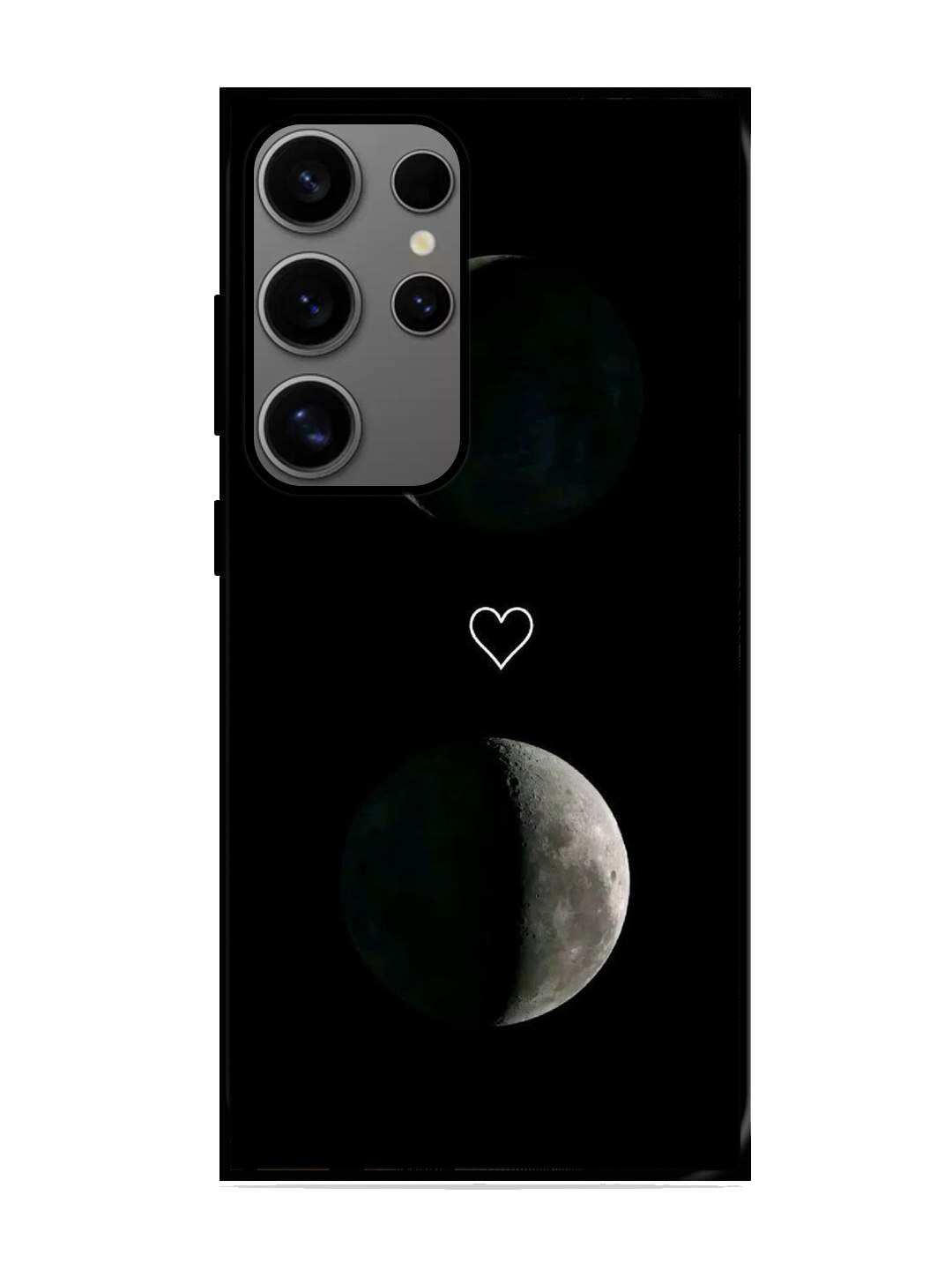 Moon Print Glass Case for Samsung S24 Ultra (A105)