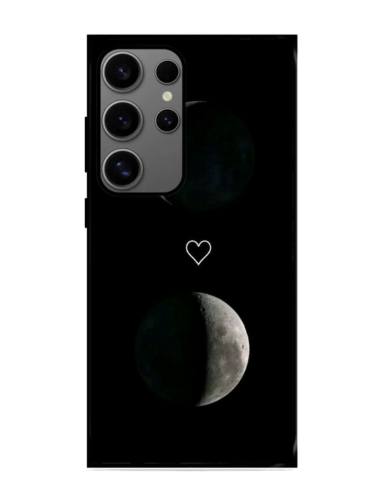Moon Print Glass Case for Samsung S24 Ultra (A105)