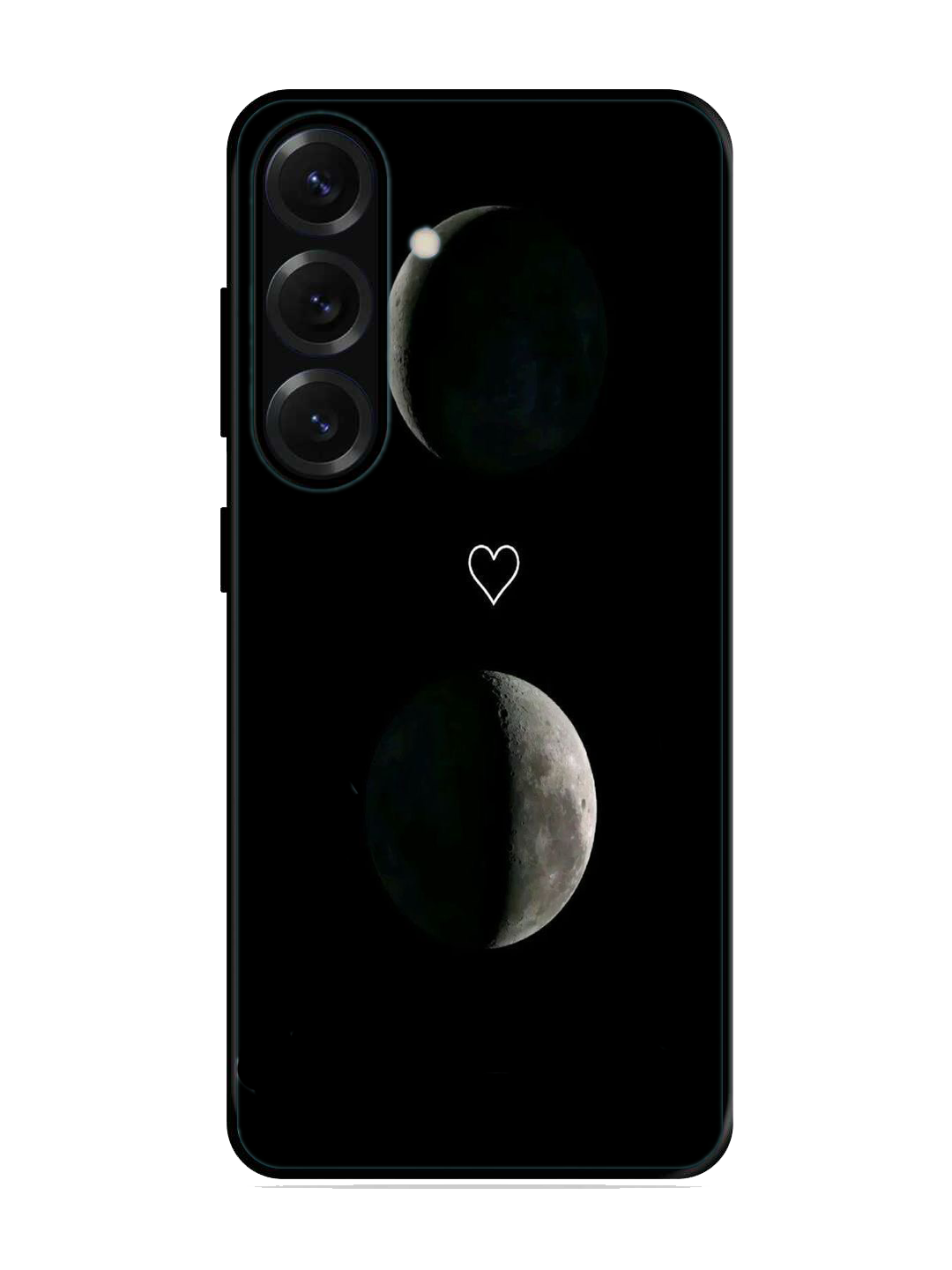 Moon Print Glass Case for Samsung S25 (a105)