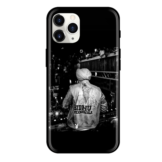 Sidhu Moosewala Print Glass Case
