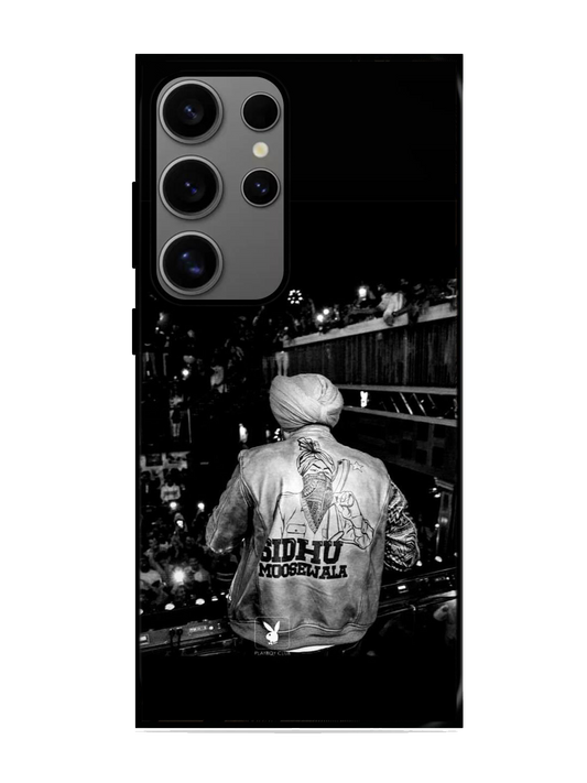 Sidhu Moosewala Print Glass Case for Samsung S24 Ultra (A10)