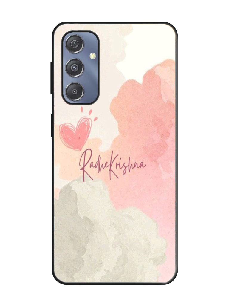 Radha Krishna Print Glass Case for Samsung S24 (a110)
