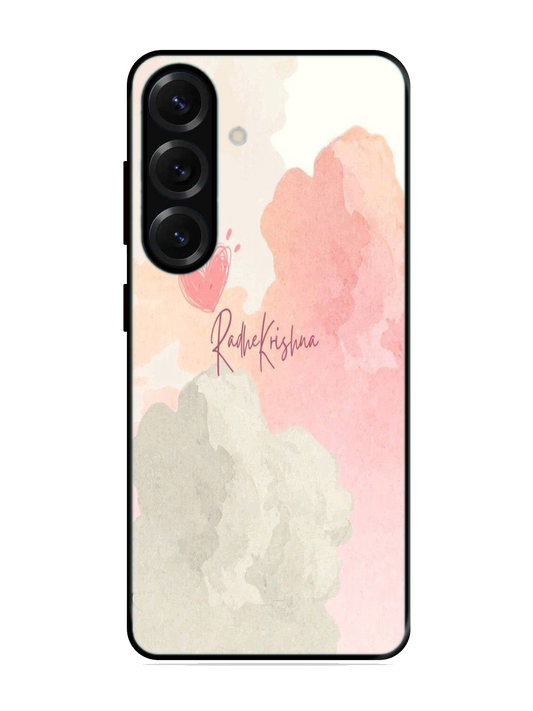 Radha Krishna Print Glass Case for Samsung S25 (A110)