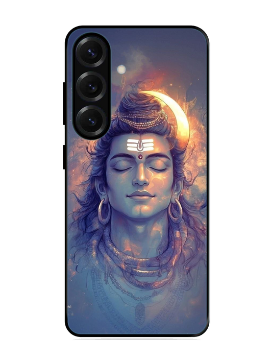 Lord Shiva Print Glass Case for Samsung S25 (A119)