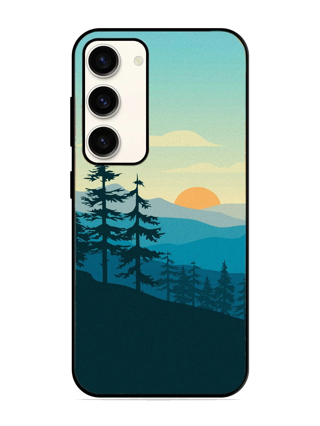 Premium Print Glass Case for Samsung S23 (a123)