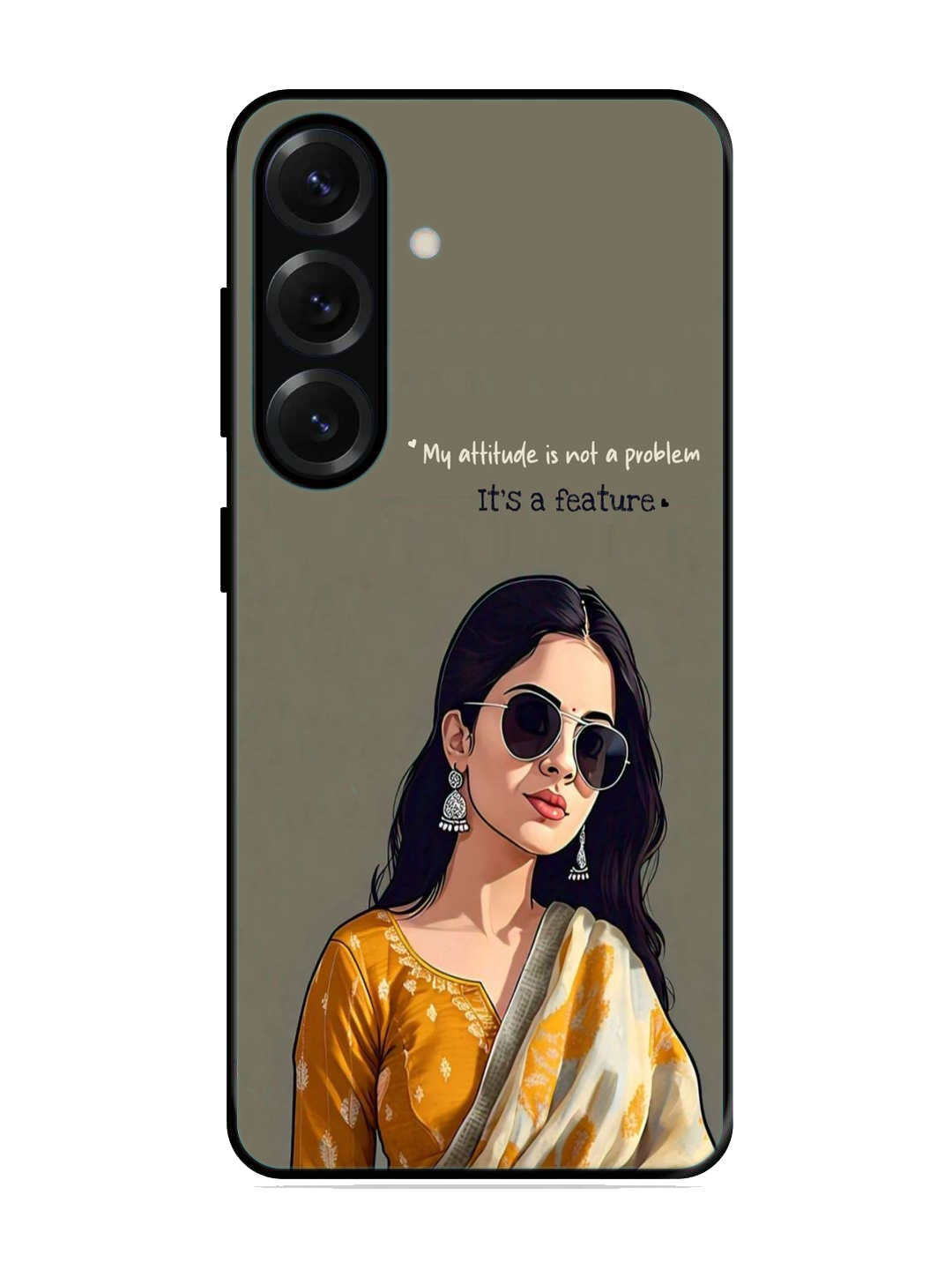 Premium Print Glass Case for Samsung S25 (A124)