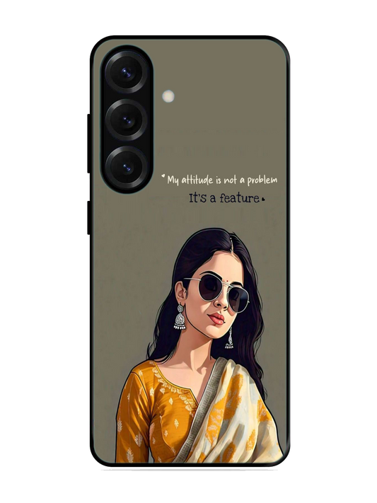 Premium Print Glass Case for Samsung S25 (A124)