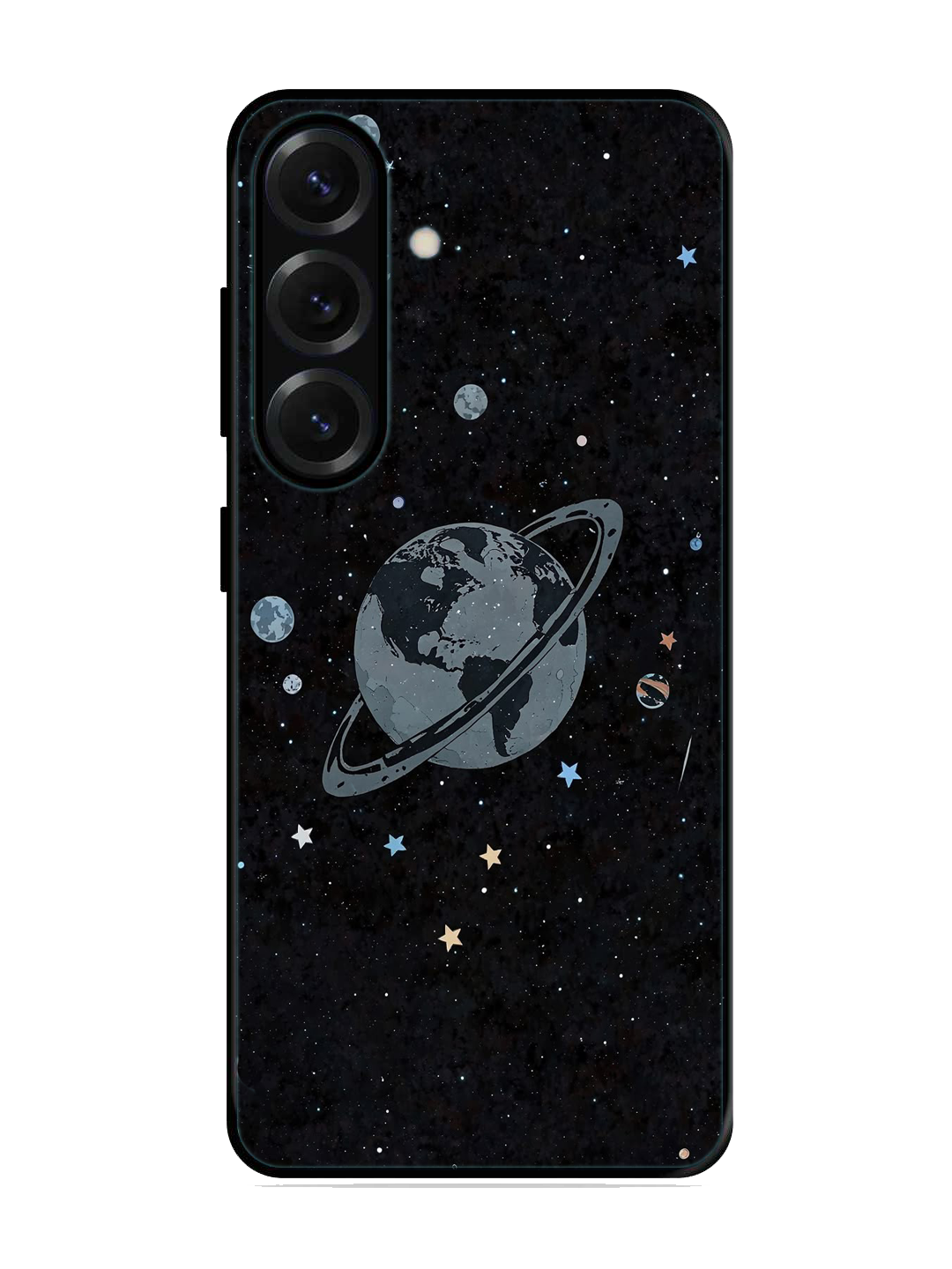 Space Print Glass Case for Samsung S25 (A126)