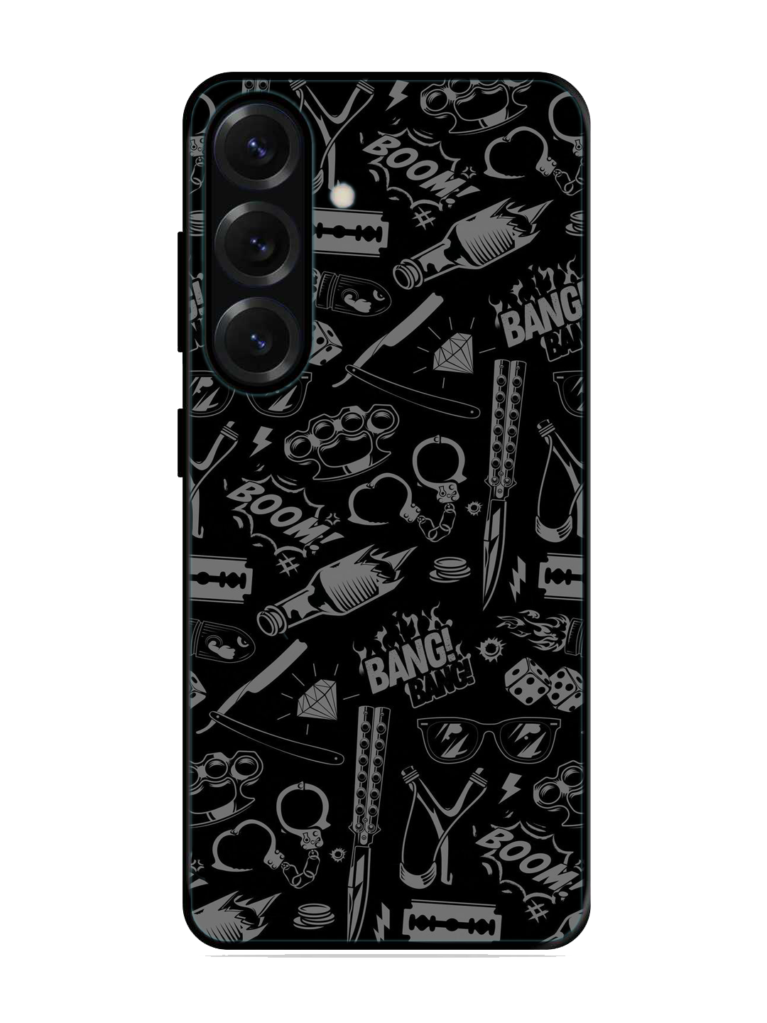 Premium Print Glass Case for Samsung S25 (A127)