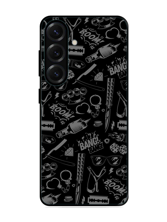 Premium Print Glass Case for Samsung S25 (A127)