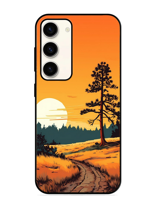 Premium Print Glass Case for Samsung S23 (a128)