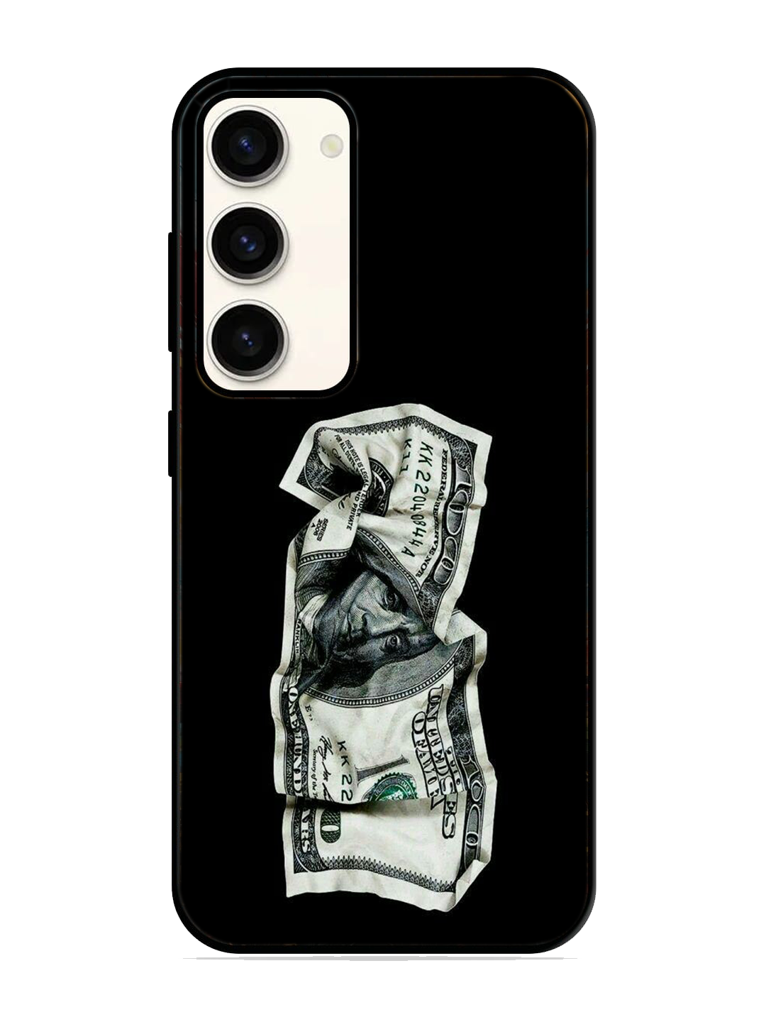 Dollar Print Glass Case for Samsung S23 (a135)