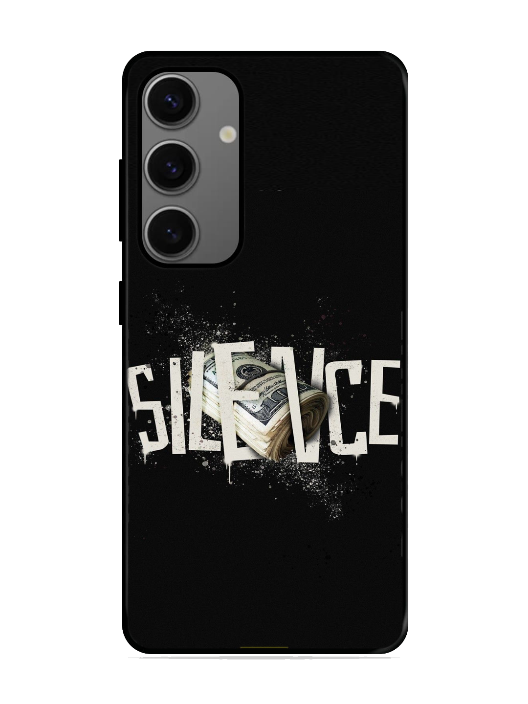 Silence Print Glass Case for Samsung S24 (a14)