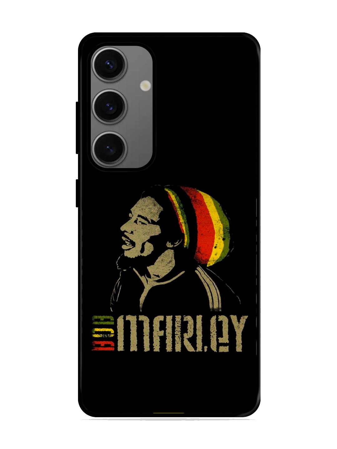 Bob Marley Print Glass Case for Samsung S24 (a18)
