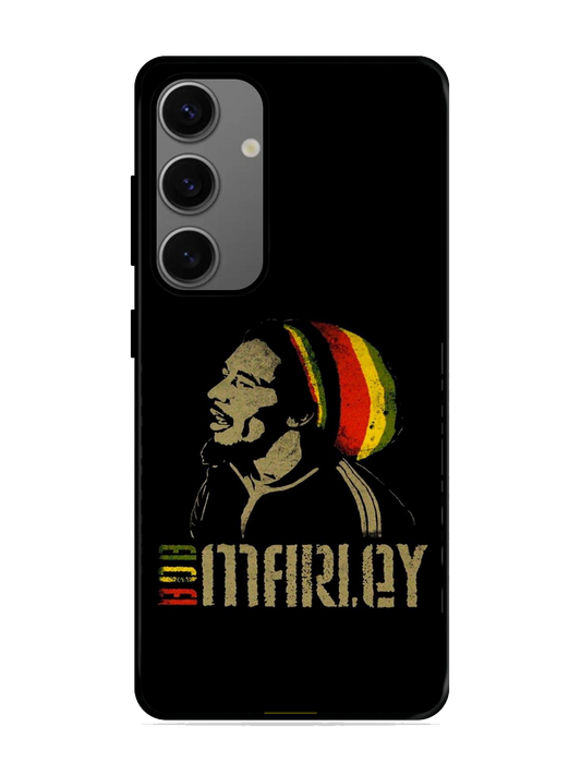 Bob Marley Print Glass Case for Samsung S24 (a18)