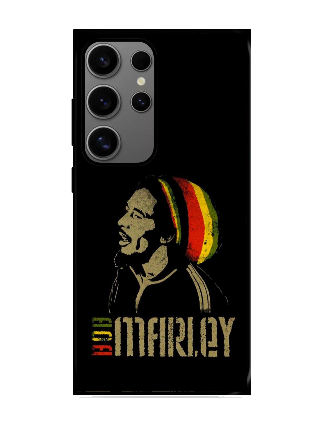 Bob Marley Print Glass Case for Samsung S24 Ultra (A18)