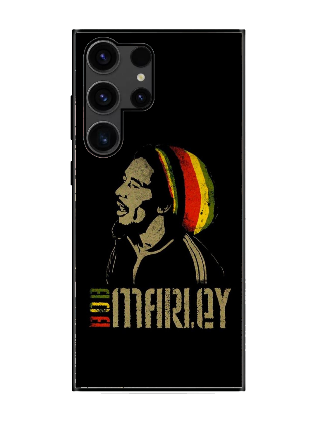 Marley Print Premium Glass Case for Samsung S23 Ultra (a18)