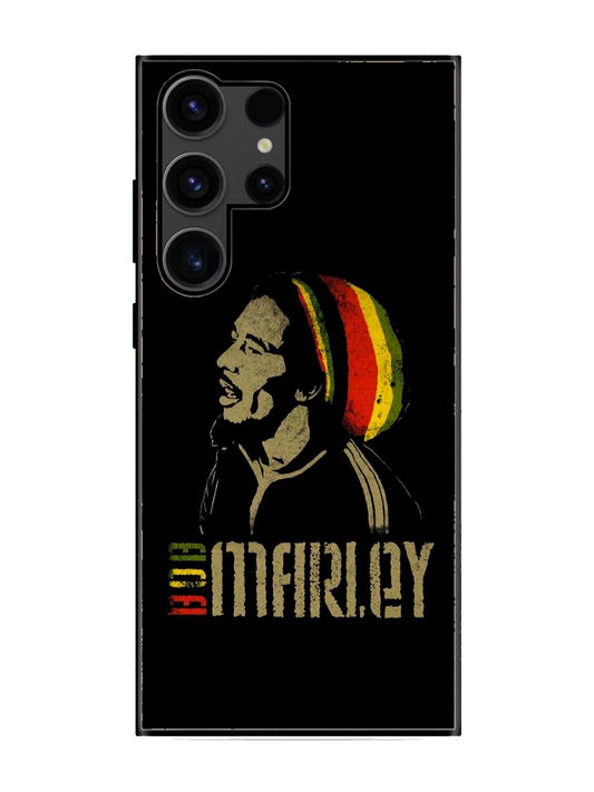 Marley Print Premium Glass Case for Samsung S23 Ultra (a18)