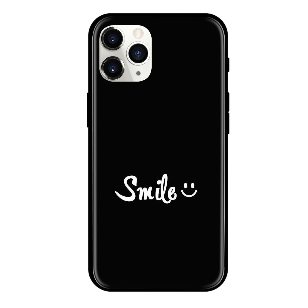 Smile Print Glass Case