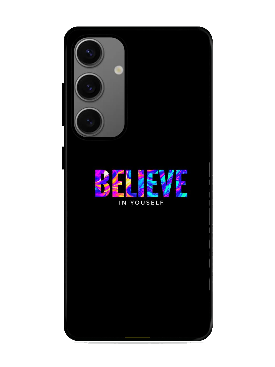 Believe Print Glass Case for Samsung S24 (a1)