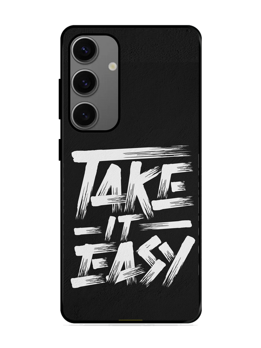 Take It Easy Print Glass Case for Samsung S24 (a21)