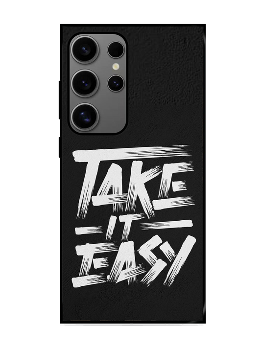Take It Easy Print Glass Case for Samsung S24 Ultra (A21)