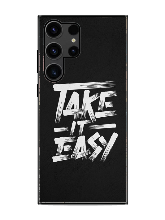 Take It Easy Print Premium Glass Case for Samsung S23 Ultra (a21)