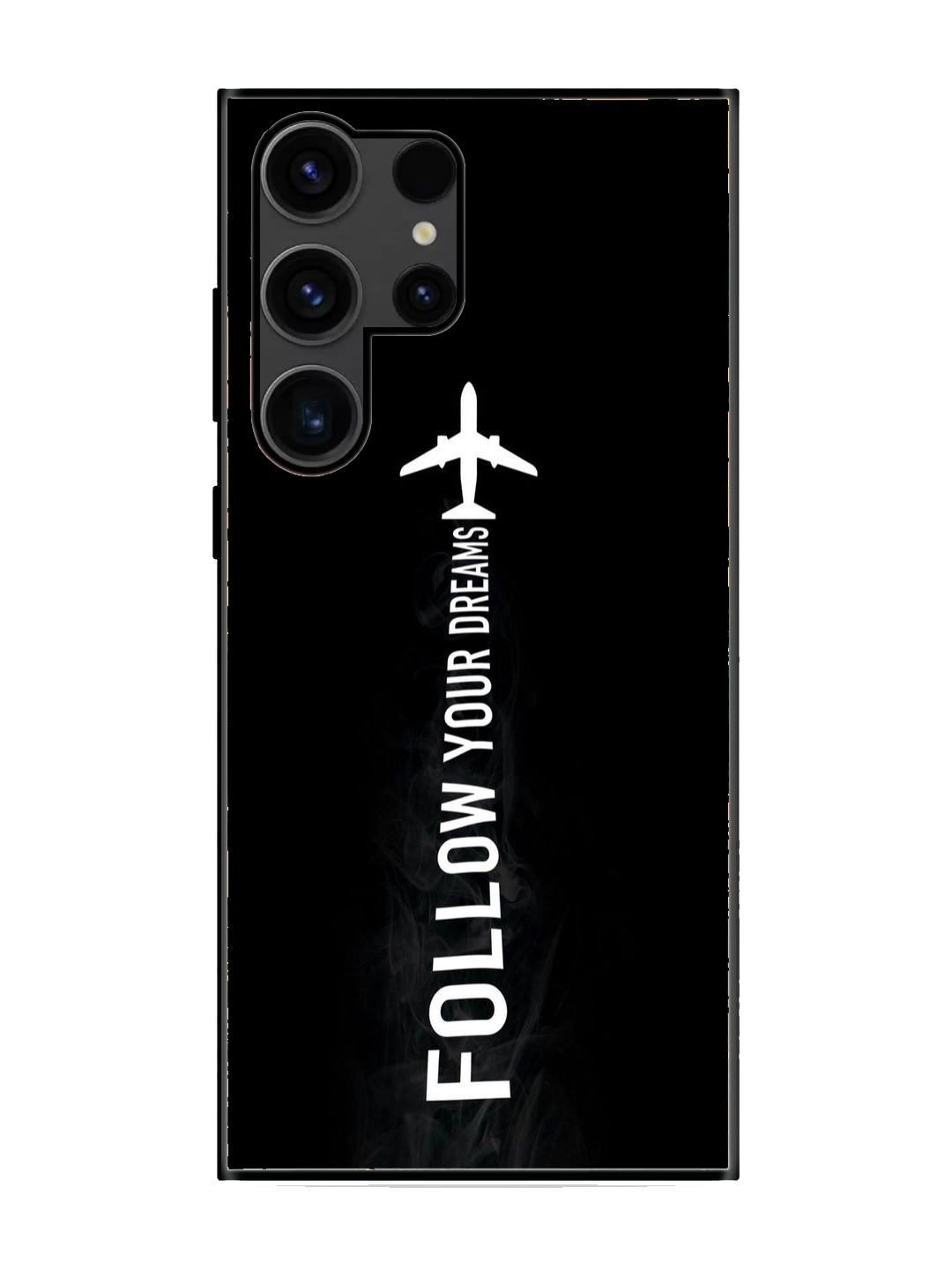 Follow Your Dreams Print Premium Glass Case for Samsung S23 Ultra (a24)
