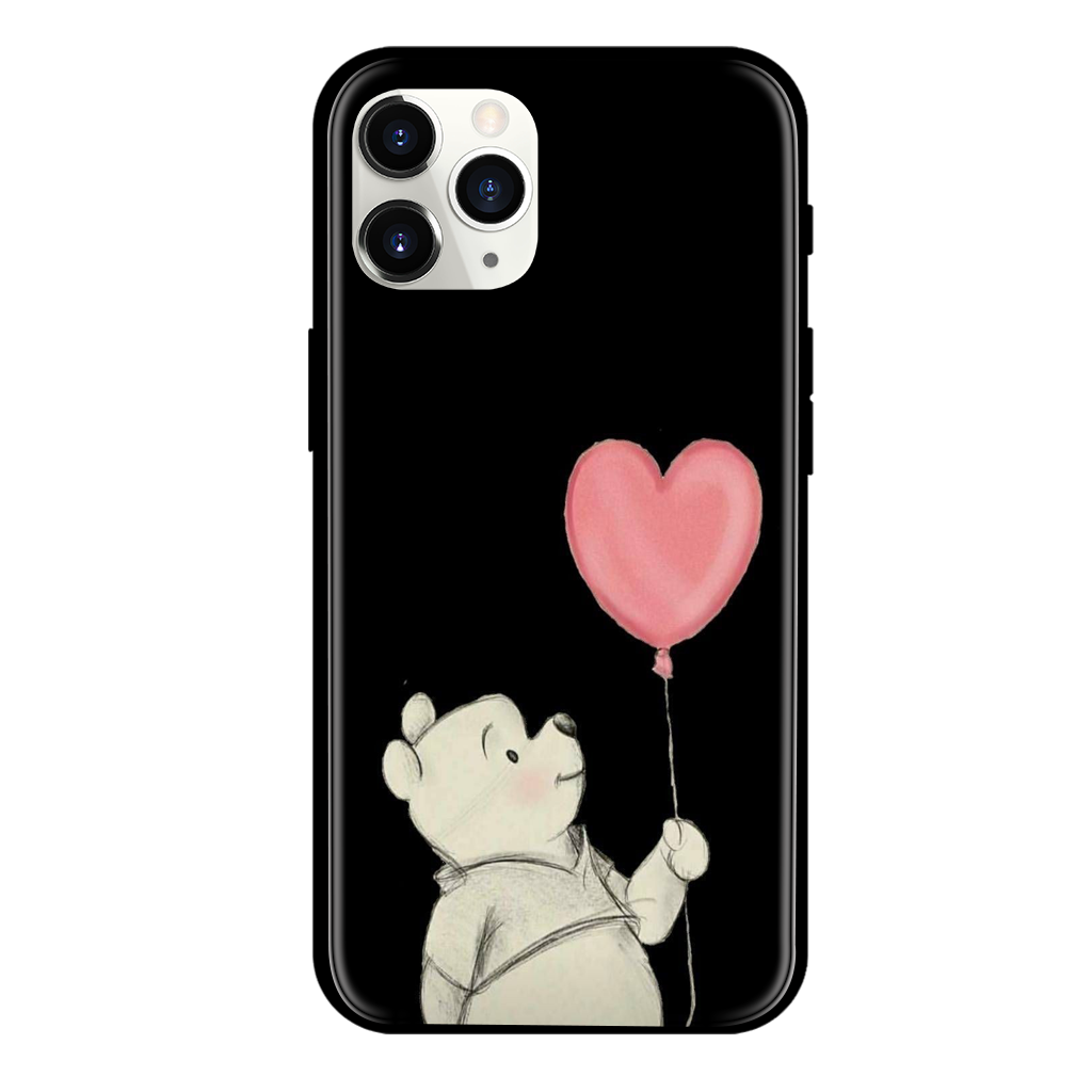 Panda Print Glass Case