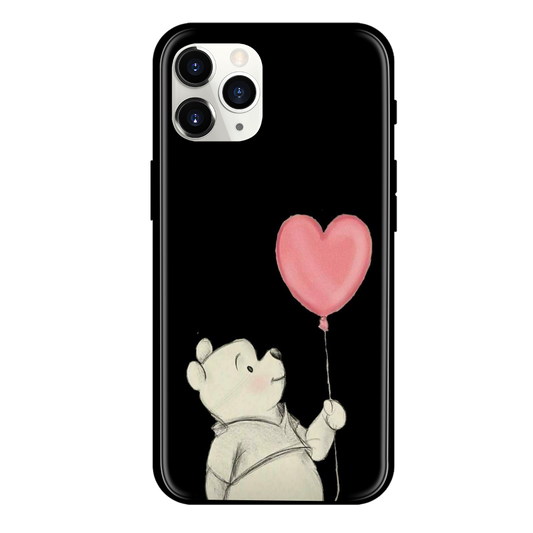 Panda Print Glass Case