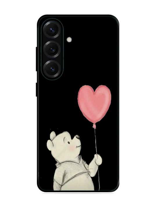 Heart Print Glass Case for Samsung S25 (A27)